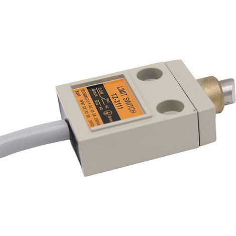 Interrupteur de fin de course étanche et résistant à l'huile avec fil, interrupteur à réarmement automatique à contact argenté TZ-3111, alimentation directe. (1/4)