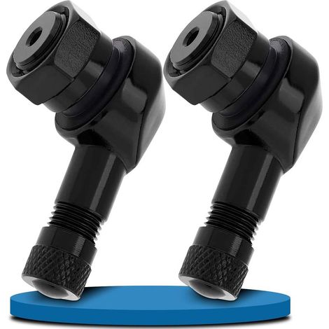 Valve Coudée - 11,3 mm - Pour Pneus Moto Sans Chambre À Air - 90 Degrés - Aluminium CNC 6061-T6 - 1 Pièce (1/5)
