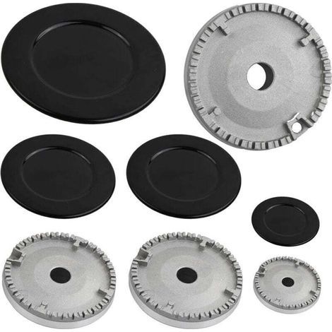 4 pcs Chapeaux de Brûleurs, Brûleur Cuisinière à Gaz, Chapeau de Couronne de BrûLeur à Gaz, pour Plaques de Cuisson Ariston, Indesit, Samet, Nardi (1/4)
