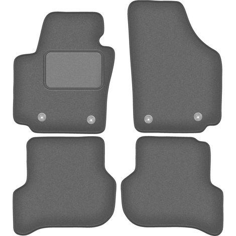 Alfombrillas de grafito para Seat Altea monovolumen (2004-08.2008) (1/5)