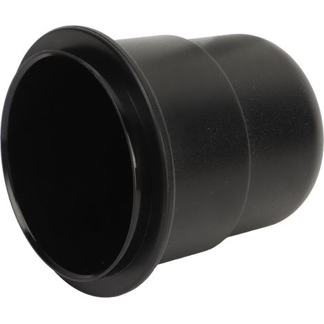 Gobelet doseur anti-fuite en plastique pour machine à café, 58 mm, noir, pour la maison et le magasin. (1/5)