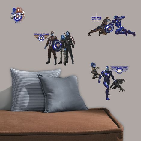 Stickers Avengers Civil War Captain america Marvel (1/2)