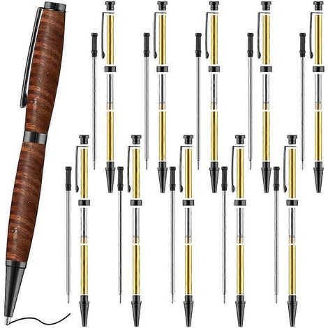 Drechselstift-Set, 7 mm Feinspitze, mit Minen und Drechselzubehör zur Herstellung von Büro-, Schul- oder Heimwerkerartikeln (10-teilig). (1/5)