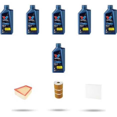 Kit tagliando 3 FILTRI e 6L OLIO compatibile con Renault Megane IV 1.8 DCI 110kw dal 2019 (1/5)