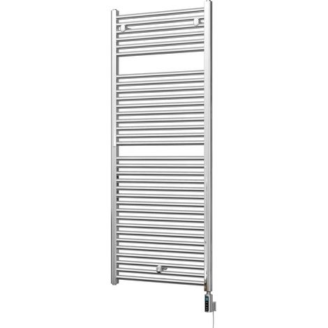 Roma - Chrome Electric Towel Rail H1512mm x W600mm Straight 600w Thermostatic WIFI (1/3)