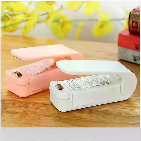 Mini scelleuse de sacs thermiques portable pour emballage, fermeture de sacs plastiques, machine à clipser pour le stockage des aliments et des en-cas, accessoires de cuisine (1/4)