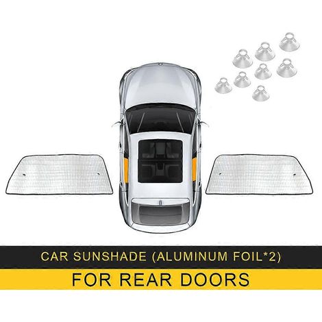 Pare-soleil de pare-brise pour Skoda Superb B6 (2008-2015) : protection UV, protection solaire, un jeu complet pour les vitres avant et arrière. Accessoires pour portes arrière. (1/5)