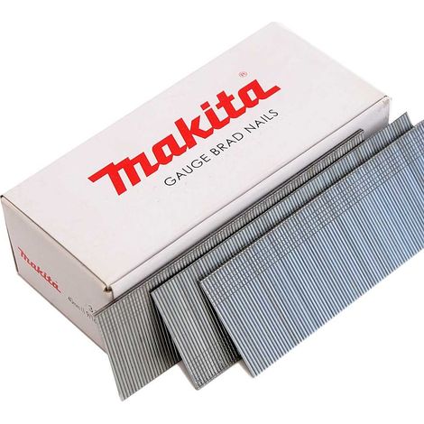 Lote de 5000 clavos galvanizados 18 gauge 55 mm, MAKITA, clavos de acero, alta resistencia, para trabajos de carpintería