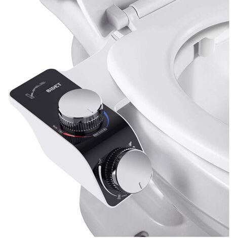 Bidet elettrico, pulitore intelligente per sedile WC, doppio ugello con acqua autopulente per accessori per sedile WC