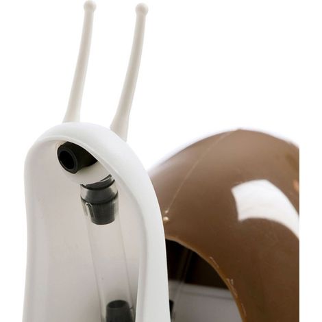 Schneckenförmiger Flüssigseifenspender mit Pumpe, schwarze Dosierflasche (1 Spender pro Packung) (1/5)