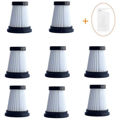 Pair Lot de filtres HEPA de rechange pour aspirateur sans fil – Compatible Moosoo K12 K12 Pro K13, Genius Invictus One, Foxnovo 13KPA，8pcs (1/4)