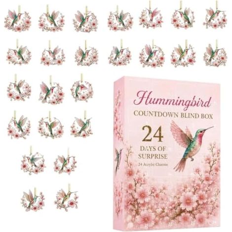 Christmas Calendar Countdown 2D Acrylic 24 Days Mini Hummingbird (1/5)
