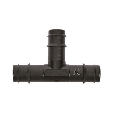 Ribimex – Te cannelé pour tuyau 16mm – Lot de 5 unités – Connexions solides pour systèmes de plomberie – Pression d’utilisation 1 bar - tre16mm (1/3)