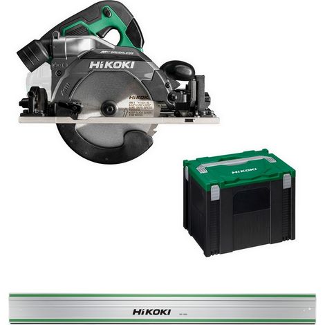 HiKoKi Akku-Handkreissäge Multivolt Solo 36V C3606DUMW2 + Führungsschiene 1600mm