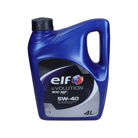 Olio ELF OIL 5W40 4L EVOLUTION 900 NF / A3/B4 / SL/CF / 502.00 505.00 / 229.3 (1/2)