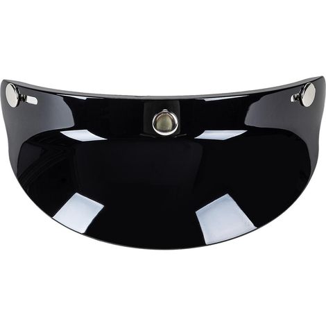 Visier mit 3 Druckknöpfen, hochklappbares Windschild für offene Motorradhelme