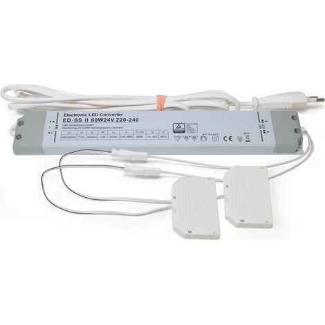 L&S LED-Konverter 230 V 24 V 60 W 2x6-fach Verteiler - 2000425