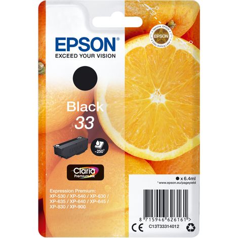 Epson Oranges Singlepack Black 33 Claria Premium Ink (1/5)