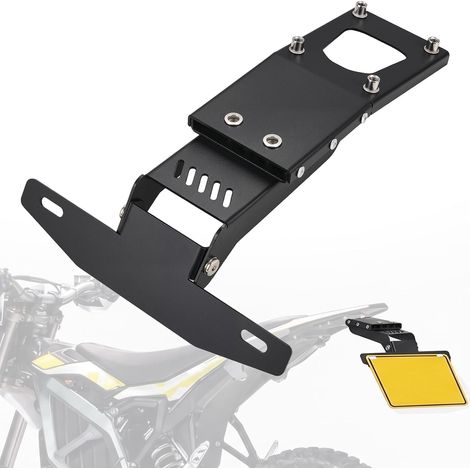 Support Plaque Moto, Support Plaque d'Immatriculation Moto Installation Rapide pour Ultra Bee Dirt Bike électrique (1/5)