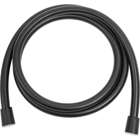 Flexible de douche de douche ou baignoire noir mat en pvc mod. Flex black
