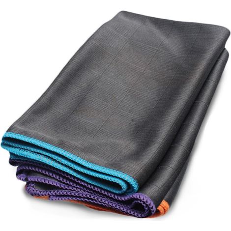 Chiffon en Fibre de Carbone,Microfibre Carbone Serviette Nettoyage, 3 Serviette Nettoyage sans Trace 40 50cm pour Verre,Microfibre vitre, Lunettes, Vaisselle, Cuisine, Ménage (1/5)