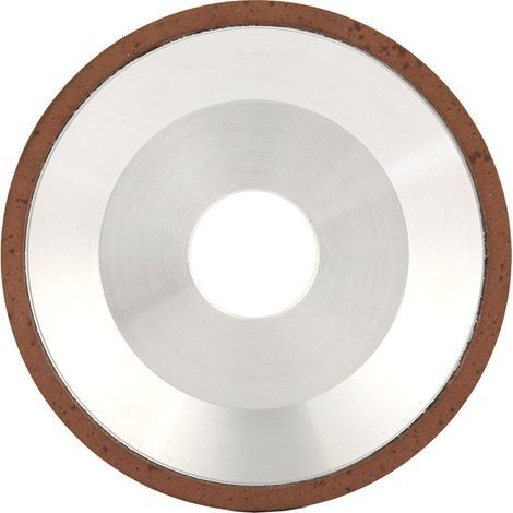 Meule à rainurer diamantée en résine forme bol 125 mm grain 180 pour acier trempé et métaux durs (1/5)