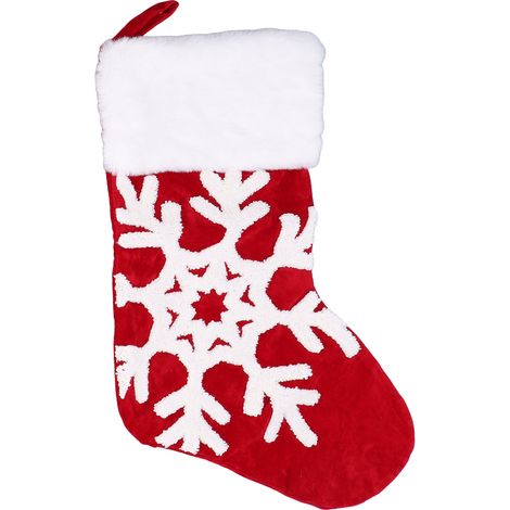 Joli Pendentif de Noël en Forme de Chaussette pour la Décoration du Sapin et de la Cheminée - Idée Cadeau Festif (1/5)