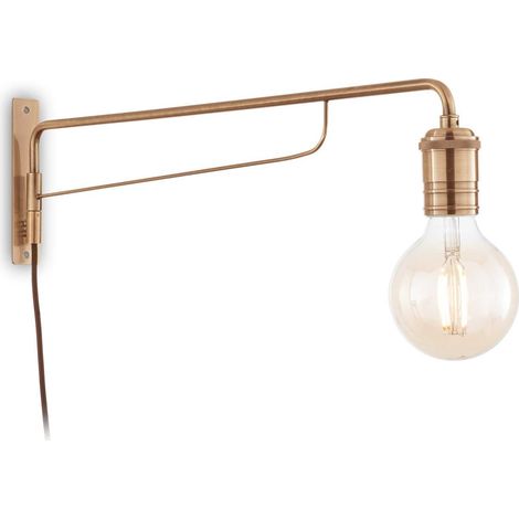 Ideal Lux Triumph - Applique murale à 1 lumière, laiton antique (1/2)