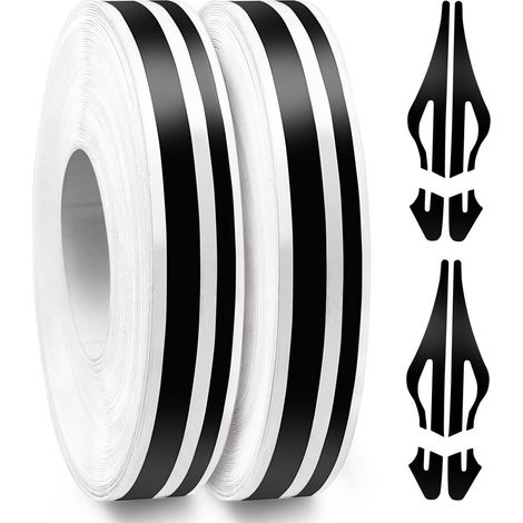 Zierstreifen Chrom Silber 19,6m selbstklebend 5mm+2.5mm+2.5mm für Auto & Motorrad (1/5)
