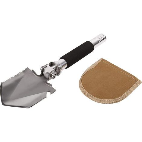 Mini pelle pliante multifonctionnelle de camping, pelle militaire de jardinage, pioche d'extérieur, outil d'urgence