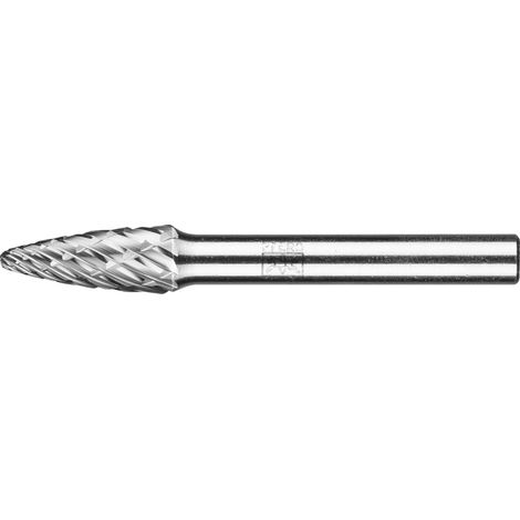 PFERD TOOLS Hartmetall Hochleistungsfrässtift ALLROUND Rundbogen RBF Ø 08x20mm Schaft-Ø 6mm universal grob (1/5)