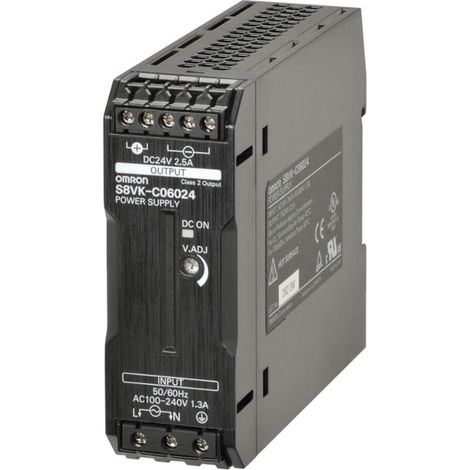 Alimentatore Switching Omron 24DC 2,5A 60W LITE