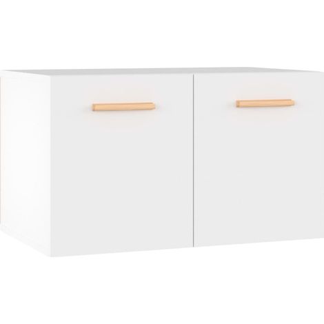 Maison Exclusive - Mobile a Parete Bianco 60x36,5x35 cm in Legno Multistrato