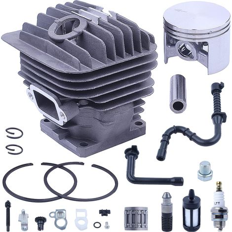 Kit de cylindre 52 mm et piston pour Stihl MS460 046 avec filtre à carburant, ligne d'huile, tendeur de chaîne, cylindre, piston, axe, segment, circlips, filtre à carburant, tuyau de carburant, filtre (1/5)