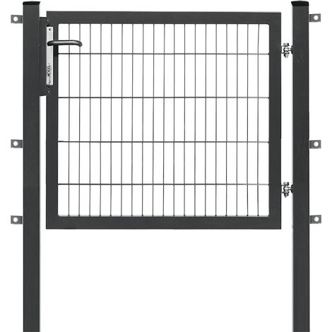 Zaun-Einzeltor premium plus 1-flg. 1200x1000mm anthrazit