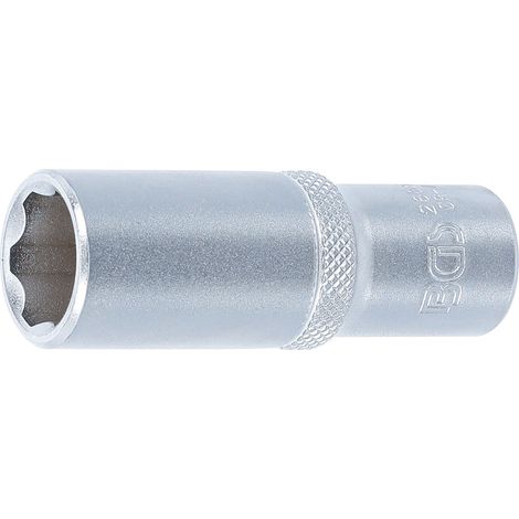 Inserto bussola BGS Super Lock profondo attacco quadro interno 10 mm (3/8") SW 15 mm - 2605 (1/3)
