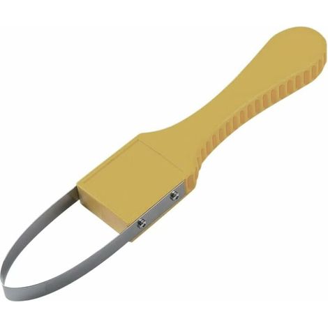 Outil de désherbage à la Main, désherbeur Jardin en Acier Inoxydable, avec grattoir poignée pour désherbeurs manuels Le Jardinage, Yellow (1/4)