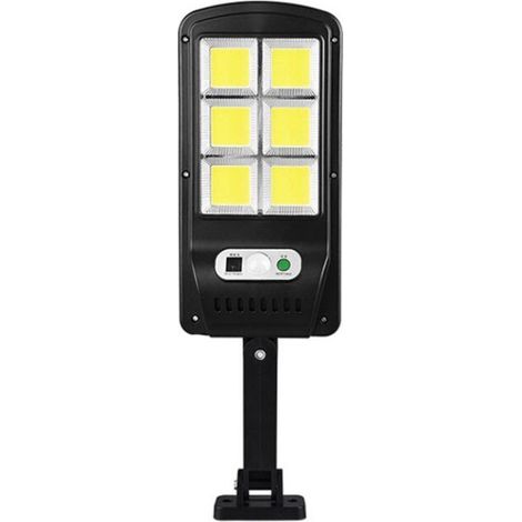 Lampe solaire Extérieur étanche 6 COB applique murale solaire corps humain induction jardin réverbère intelligent télécommande réverbère (1/5)