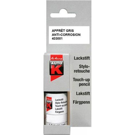 Stylo de retouche peinture Auto-K teinte constructeur Appret Gris standard multi marques (1/4)