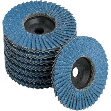8er Set Fächerscheiben Lamellenscheiben für Winkelschleifer, Schleifmopteller Ø 76 mm (1/4)