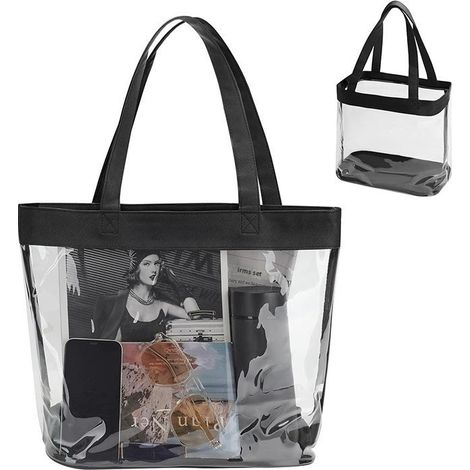 Sac fourre tout transparent homologué pour les stades, idéal événements. (1/5)