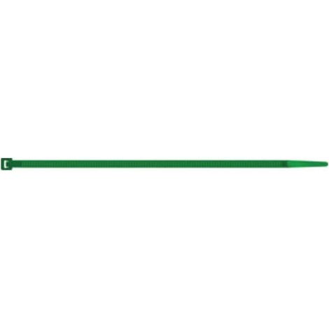 FASCETTA CABLAGGIO VERDE NYLON 3,5X200 MM 100 PZ