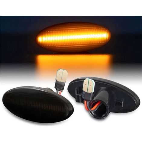 Kit Freccia Laterale a Led Side Marker Dinamica Lente Fume Per Opel Vectra B 1995-2002 Resistenza Inclusa (1/2)