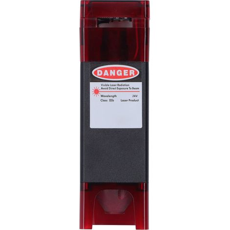 Module laser 10 W 24 V 445 nm, tête de découpe et de gravure avec capot de protection pour machines à graver (modèle de base). (1/5)