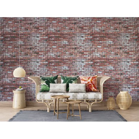 Papier peint intisse trompe loeil brique - 150 x 250 cm (1/2)