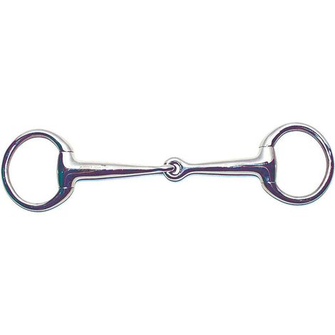 Morsure d'olive articulée en acier inoxydable massif avec des anneaux de 17 mm