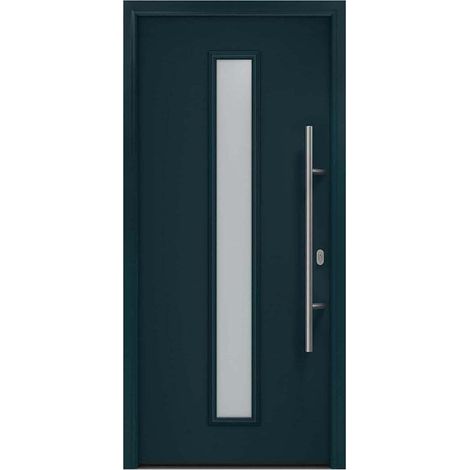 Hörmann Ecostar Haustür "ISOPRO IP 020S", anthrazitgrau (RAL 7016), 110 x 210 cm (B x H), DIN Rechts