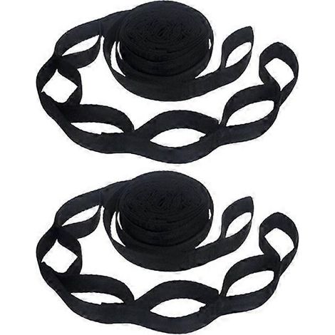 2 correas súper resistentes de 2 m para hamacas, ideales para acampar al aire libre, columpios de jardín y como correas de mudanza de alta resistencia (LGL) (1/4)