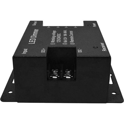 Interrupteur variateur, variateur de bande LED PWM 12V-24V DC 18A avec télécommande coulissante réglable, interrupteur variateur de luminosité. (1/5)