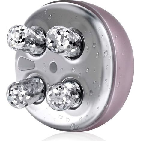 Massage Visage Anti Rides Appareil Visage EMS Microcourant Rouleaux Massage de Beauté Electrique Anti Age Régénération du Collagène